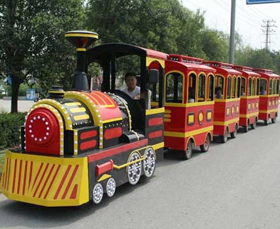 Fiber Glass Trackless Train for Sale