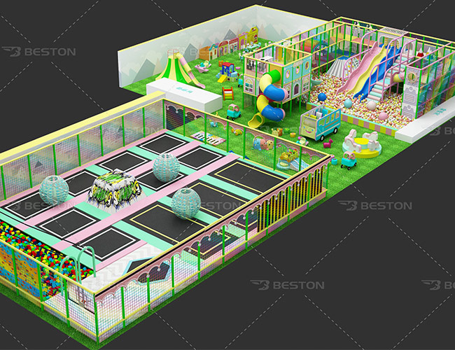 Indoor Trampoline Playground For Sale In Indonesia