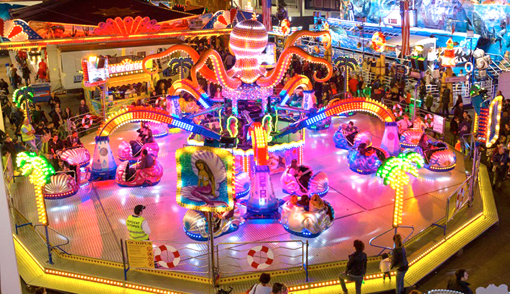 Creating Visual Excitement with the Rotary Octopus Ride